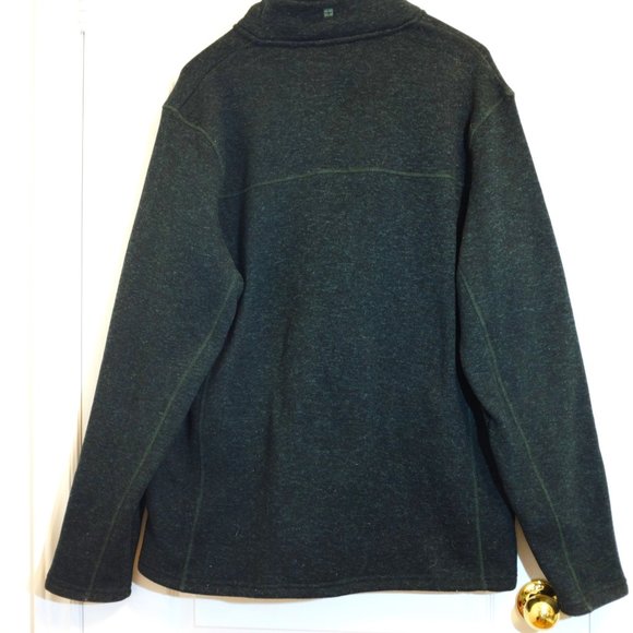 COPY - MOUNTAIN WAREHOUSE Mens Tracksuit Top Jacket 3XL forest Green Flecked - Picture 5 of 10